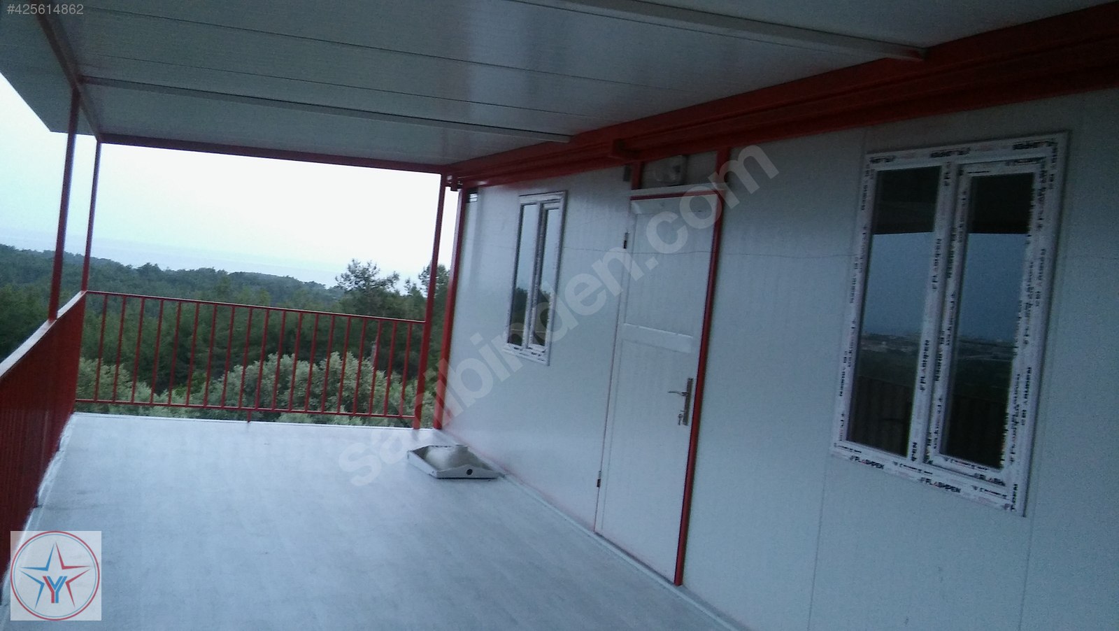 KONTEYNER&amp;PREFABRİK (3X824M2 EV 3X927 TERAS =51M2 PANEL) Satılık