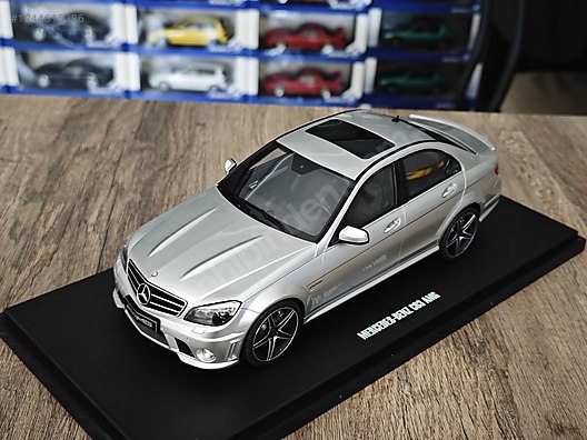 1/18 GT SPIRIT - MERCEDES BENZ C63 AMG 2008 - Silver at sahibinden