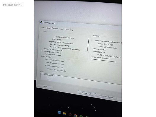 İkinci El ve Sıfır Alışveriş / Oyunculara Özel / Oyun Bilgisayarı / Oyuncu Laptop / Lenovo