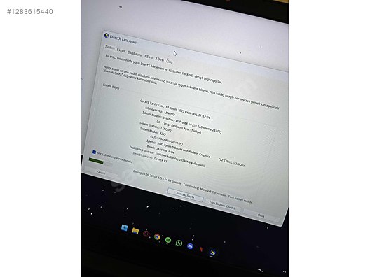 AMD Ryzen 5 Lenovo Oyuncu Laptop
