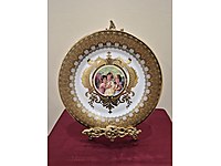 Llimoges damgalı 27 cm duvar tabağı #1283615562