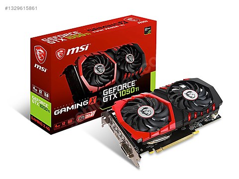 【未使用】NVIDIA GeForce GTX 1050 Ti 4GB GeForce GTX 1050 Ti GAMING X 4G sahibinden.comda - 1329615861