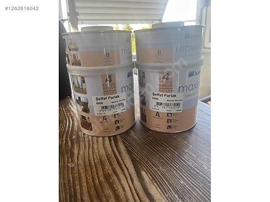 Bianca taş rengi 2 litre boya ve 2 adet maximo sıvı cam şefaf - İç ...