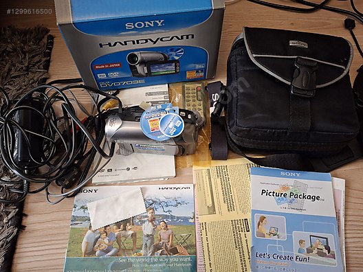 KOLEKSİYONLUK - Sony Handycam DCR-DVD703E - Kutulu / Full Set on