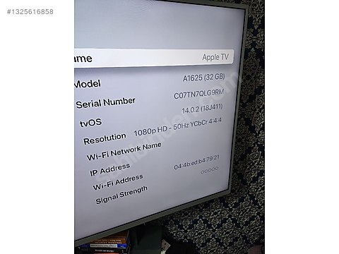Apple TV / apple a1625 32gb apple tv sahibinden.comda - 1325616858