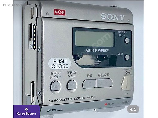 sony M 950 micro kaset kayit sifir sahibinden.comda - 1231616870