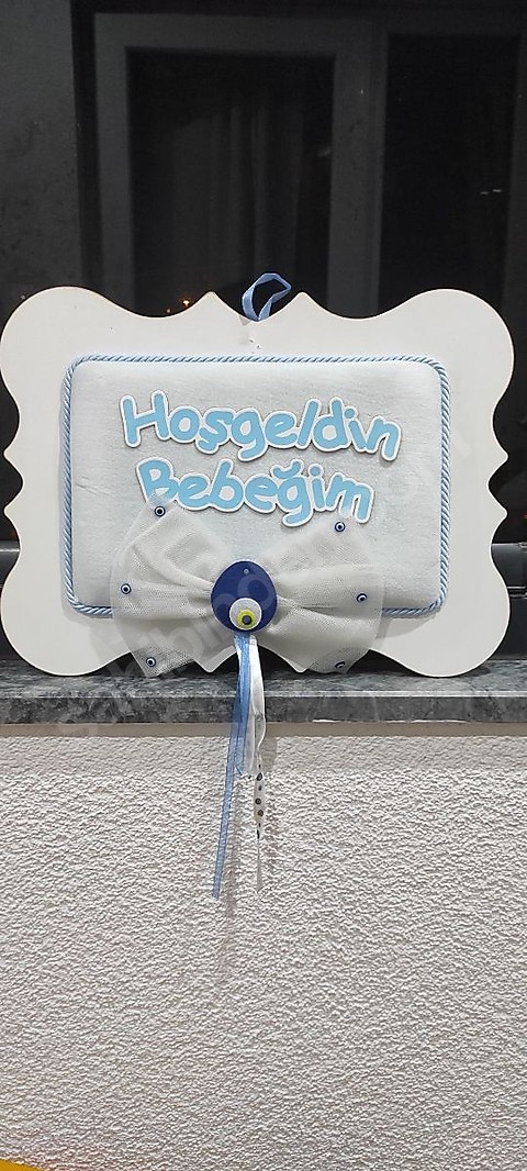hoşgeldin bebeğim kapı süsü