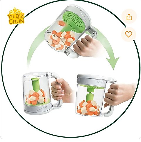 Philips avent buharlı pisirici ve blender