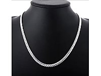 Gümüş zincir kolye erkek