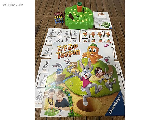 Eksiksiz Zıp zıp tavşan kutu kart aile masa oyunu sahibinden.comda