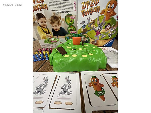 Eksiksiz Zıp zıp tavşan kutu kart aile masa oyunu sahibinden.comda