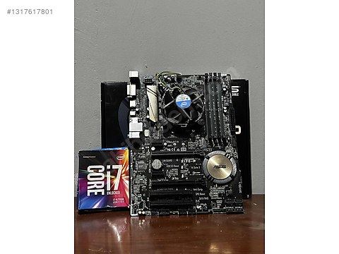 İ7 6700K & ASUS Z170-P & 120 MM SIVI SOĞUTMA SET KUTULU sahibinden