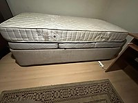 Acil Satılık Tek Kişilik Bazalı Yatak ( Baza mekanizma arızalı )
