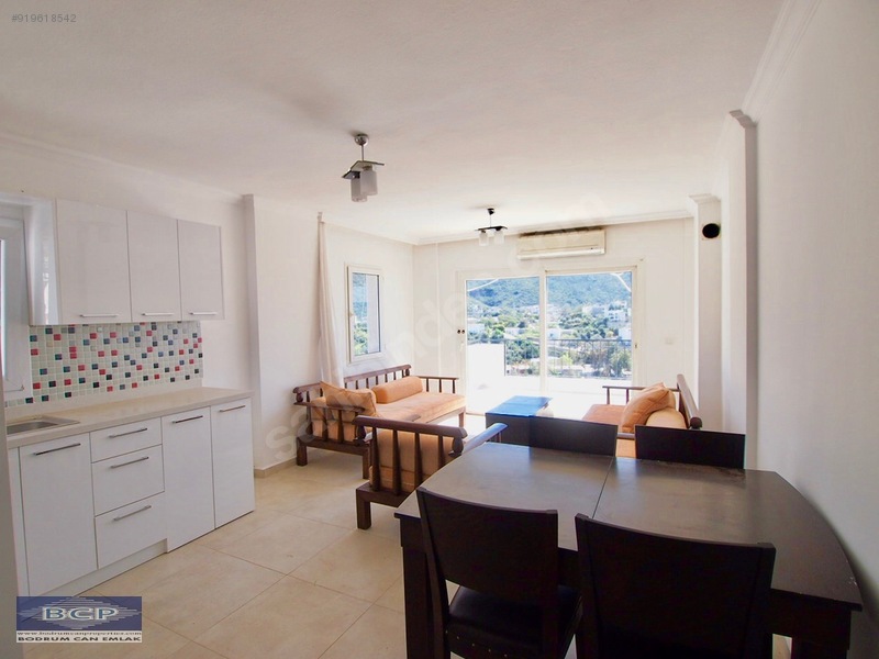 Bodrum merkez satılık daire full deniz manzaralı bakımlı ev uygu