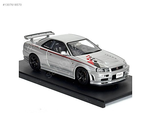 1:18 Ölçek Nissan Skyline GT-R R34 Nismo Z-Tune - Autoart on