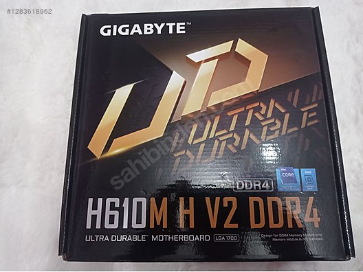Gigabyte H610M H V2 DDR4 Anakart - Anakart ve Tüm Masaüstü Bilgisayar Parçaları sahibinden.com'da