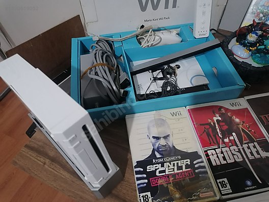 Orjinal Nintendo Wii +skylanders portal seti +4figür +12 oyun