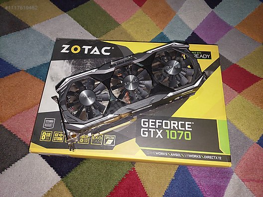 Gtx 1070 zotac on sale amp extreme edition