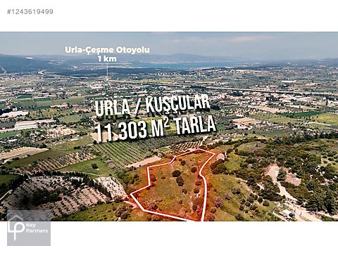 METE DOĞAN'DAN URLA KUŞÇULAR'DA MANZARALI FIRSAT SATILIK TARLA