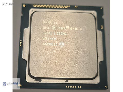 INTEL CORE I5-4570 3.2 GHZ 1150PİN 4 ÇEKİRDEKLİ CPU İŞLEMCİ