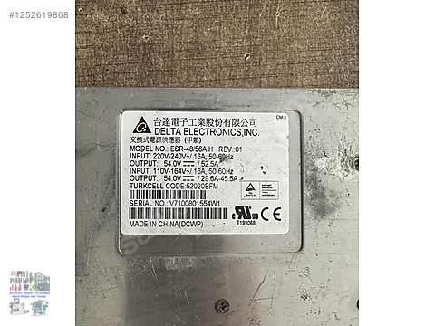 Delta ESR-48/56AC rectifier module 48V 50A 2880W - Elektronik Güç ...