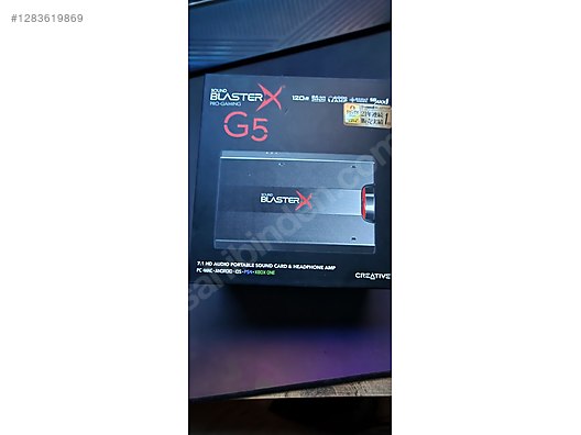 Sound Blaster x G5 harici ses kartı