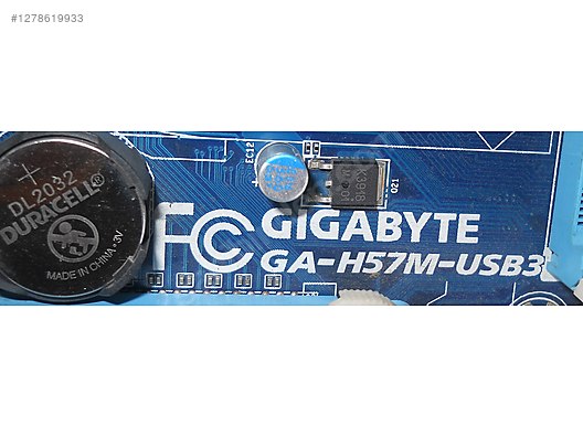 H57 CHİPSET 1156 PİN 1.NESİL GİGABYTE ANAKART *GA-H57M-USB3* - Anakart ve Tüm Masaüstü Bilgisayar Parçaları sahibinden.com'da