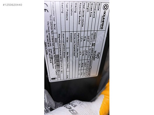 İkinci El ve Sıfır Alışveriş / Bahçe & Yapı Market / Yapı Malzemeleri / Isıtma / Güneş Enerjisi Sistemi