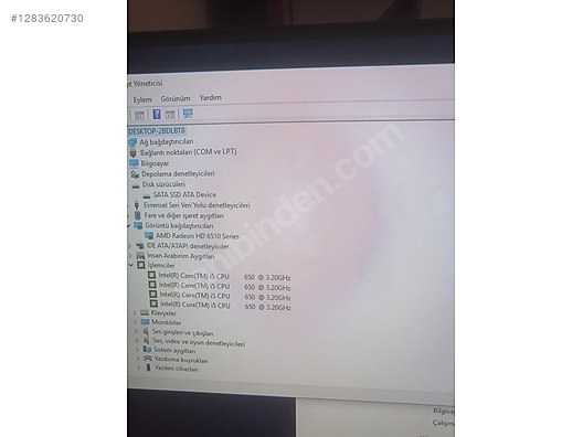 İNTEL İ5 650 3.2 Ghz İŞLEMCİ ANAKART RAM SSD EKRAN KARTI SET - Anakart ve Tüm Masaüstü Bilgisayar Parçaları sahibinden.com'da