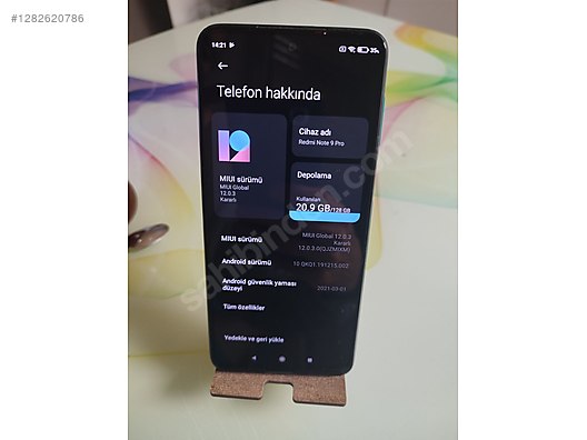 İkinci El ve Sıfır Alışveriş / Cep Telefonu & Aksesuar / Cep Telefonu / Xiaomi / Redmi Note 9 Pro