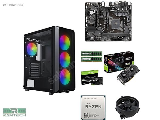 その他 Ryzen7 1700 GTX 1050Ti 16GB RAM PC-OEM / Ryzen 5 5500 GTX 1050ti 16GB Ram 1Tb SSD | Stok 20+ on