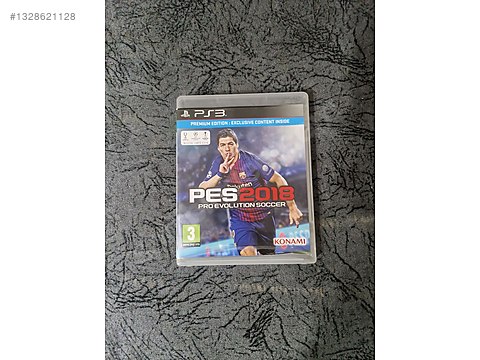 ps3 Pes 2018 sahibinden.comda - 1328621128