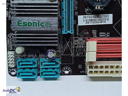 ESONİC H61FDL2 ES 1155 PİN ANAKART - Anakart ve Tüm Masaüstü Bilgisayar Parçaları sahibinden.com'da