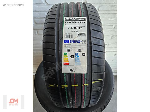 225/45R17 TURANZA 6 BRIDGESTONE ÜRETİM YILI: 2024(KAMPANYALI