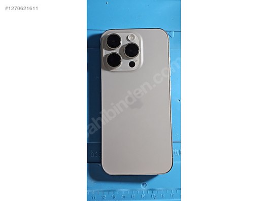 iPhone 15 Pro Orijinal Çıkma Full Dolu Kasa Titanyum, Çiziksiz