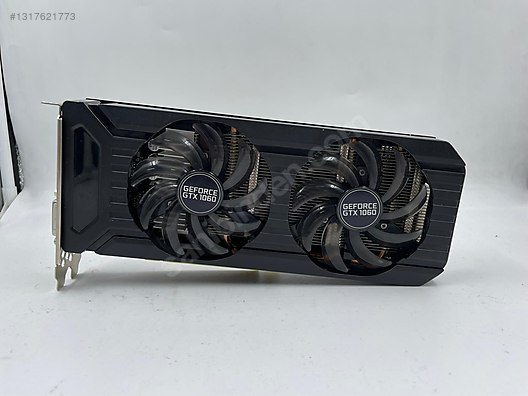 【動作確認済】GeForce GTX 1060 Palit Palit GeForce GTX 1060 Dual 6 GB 192 BİT F/P MODEL sahibinden