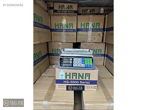 HANA HS-5500 30 KG DOKUNMATİK MÜHÜRLÜ ELEKTRONİK ŞARJLI TERAZİ