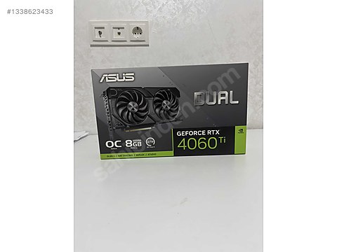 ASUS Dual RTX 4060 Ti 8 GB Temiz ve Sorunsuz sahibinden.comda