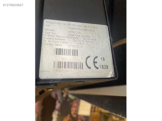 Used & Brand New Items / Garden & Home Improvement / Home Improvement / Heating / Open Area Heating