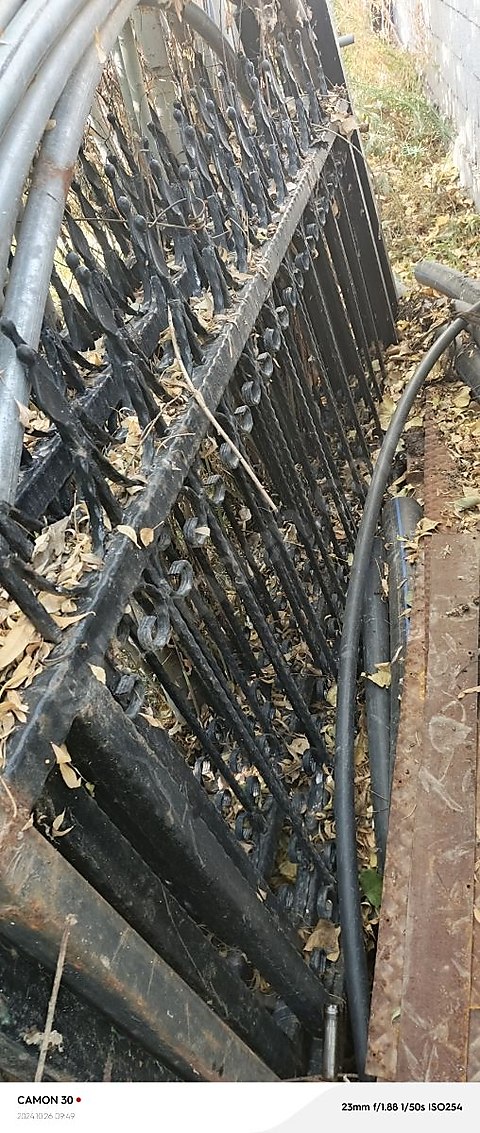 duvar üstü ferforje korkuluk