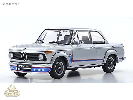 ミニカー  2002 turbo (KYOSHO) MODEL CAR - KYOSHO ORİJİNAL 1/18 BMW 2002 TURBO (Gümüş) on