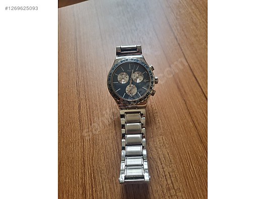 Swatch Irony Serious Affair　2本セット Swatch / Swatch Irony Chrono Erkek Kol Saati 43mm Çelik Kordon