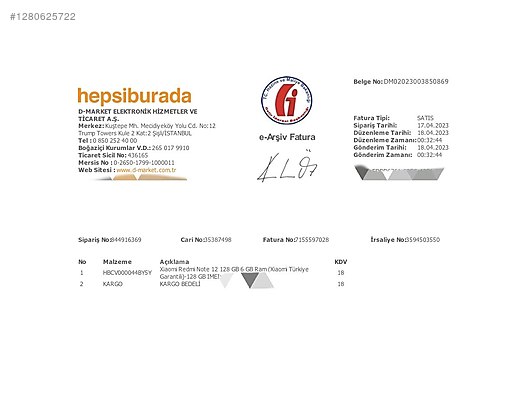 İkinci El ve Sıfır Alışveriş / Cep Telefonu & Aksesuar / Cep Telefonu / Xiaomi / Redmi Note 12