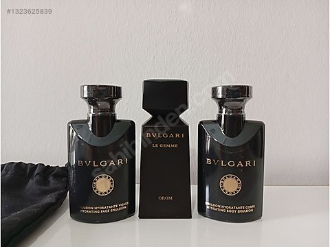 BVLGARI ブラック40ml & エクストリーム50ml 2個セット Bvlgari Le Gemme Orom Edp 29 ML +Bvlgari Losyonlar Set Orjinal