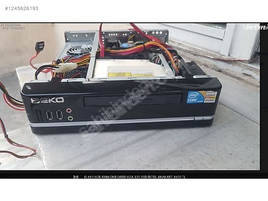 İ5 660 6GB RAM ONBOARD VGA 120 SSD İNTEL ANAKART 1600 TL - Alışveriş :: Sıfır, İkinci El Ürünlerle sahibinden.com'da