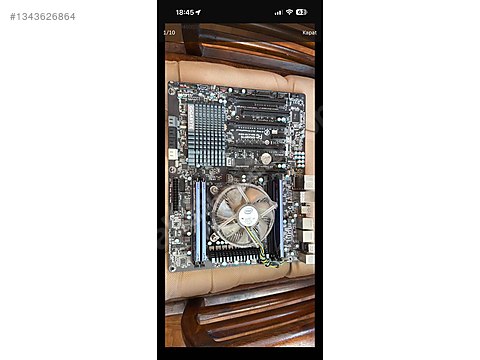 GIGABYTE GA-X79-UD3+ CORE İ7 3820+12 GB DDR3 RAM sahibinden.comda