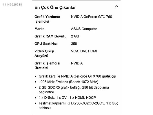 Gtx 760 sale dc2oc 2gd5