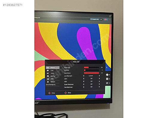 İkinci El ve Sıfır Alışveriş / Oyunculara Özel / Oyuncu Ekipmanları / Oyuncu Monitörü / Acer
