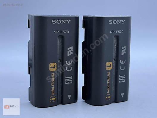 Batarya / Sony NP-F570 L-Series Info-Lithium Battery- Temiz 2. EL