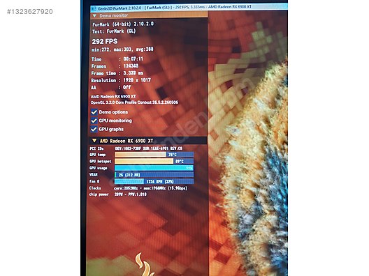 Takaslı XFX MERC 319 RX 6900 XT on sahibinden.com - 1323627920